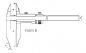 Preview: Werkstatt-Messschieber 500 mm MB mit Spitzen DIN 862