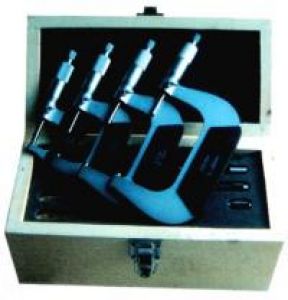 Aussenmessung,Bügelmessschraube,Aussenmikrometer 4-tlg. für Aussenmessungen