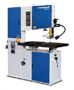 Metallkraft Vertikal-Metallbandsägen VMBS 3612 mit Bandschleifeinheit,  in solider Bauweise