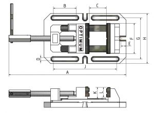 Optimum Maschinen-Schraubstock BSI