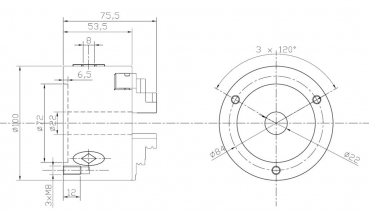 Optimum 3-Backenfutter D-100 mm