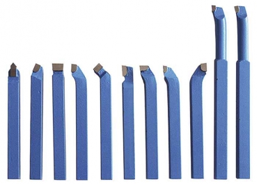 OPTI Drehmeißelsatz 10 mm mit aufgelöteten HM-Platten