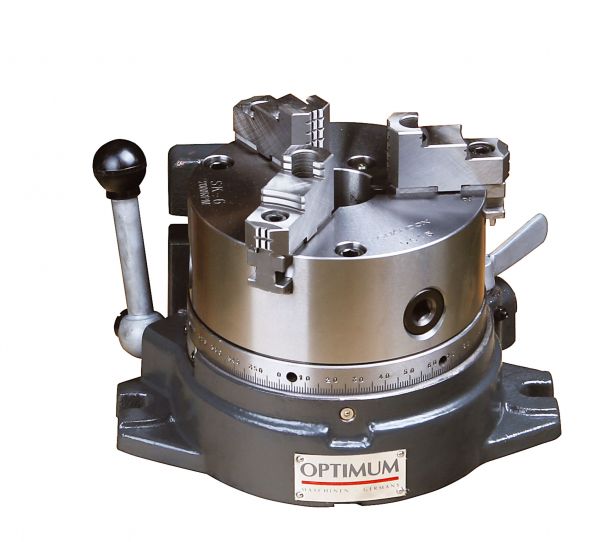 Optimum Rundteiltisch RTE 165 mit 3 Backenfutter, horizontal/vertikal