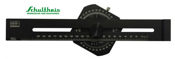 Streichmaß mit Gradmesser