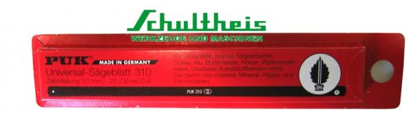 PUK - Universalsägeblatt 310 Zahnteilung 1 mm 25 ZpZ
