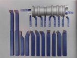 OPTI Drehmeißelsatz 8 mm mit aufgelöteten HM-Platten